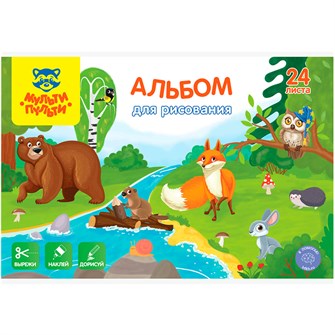 {{photo.Alt || photo.Description || 'Альбом для рисования 24 л. А4 Мульти-пульти Звери.Вырежи,наклей,дорисуй А24В_44368'}}