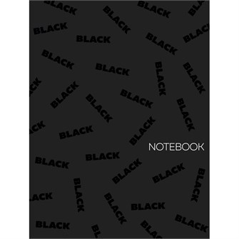 Блокнот 467-0-159-16250-6 в линию Total Black. Black 4 897-323