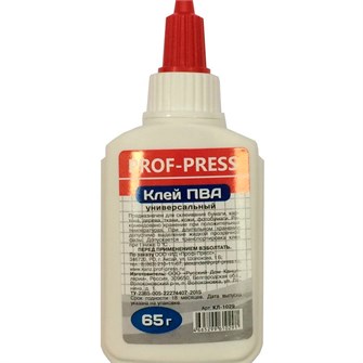 Клей ПВА 65 гр. с дозатором КЛ-1029 591-999