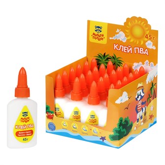 Клей ПВА 45 гр. Мульти-Пульти Енот на Кубе PVA_52319 894-143