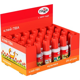 {{photo.Alt || photo.Description || 'Клей ПВА 20 гр. Мультики 170620202 ГАММА'}}