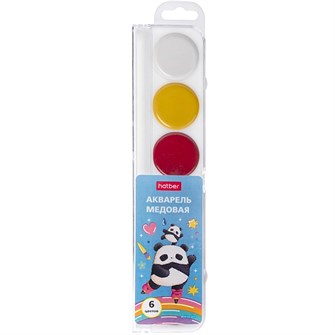 {{photo.Alt || photo.Description || 'Акварель 6 цв. медовые полусухие Плюшевые панды б/к AQ_092131 Hatber'}}