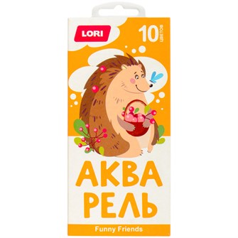 {{photo.Alt || photo.Description || 'Акварель 10 цв. FUNNY FRIENDS с/к Акпф-002/01 Lori'}}