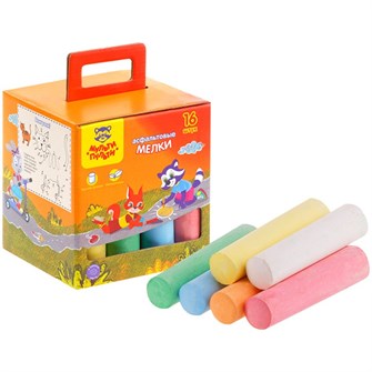 Мел цветной 16шт 6цв. Мульти-пульти АМ_31725 792-278