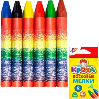 {{photo.Alt || photo.Description || 'Мелки восковые 6 цв. Кроха 12С870-08 /ЛУЧ/'}}