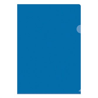 Папка уголок OfficeSpace, А4, 100мкм, прозрачная синяя 254337 900-484