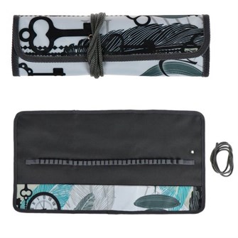 Пенал тубус тканевый на шнурке ВИНТАЖ 790-318