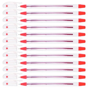 Ручка шариковая красная Crown Oil Jell 0,7мм 210120 900-504