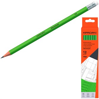 {{photo.Alt || photo.Description || 'Карандаш ч/гр Красин "Эволюция" ТМ (HB) 360103'}}