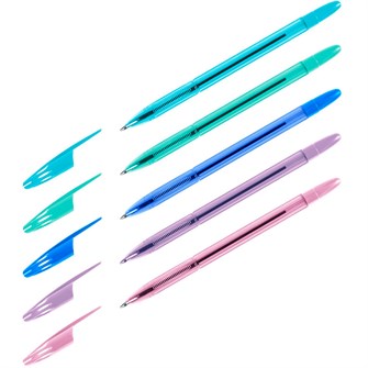 {{photo.Alt || photo.Description || 'Ручка шариковая синяя 0,7 мм. СТАММ "555" пастель микс 346485'}}