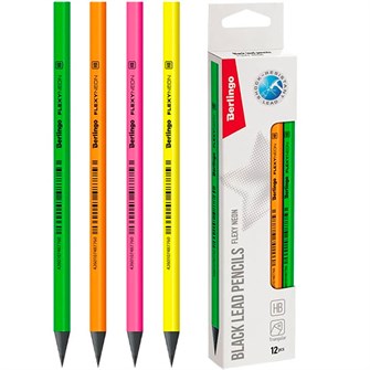 {{photo.Alt || photo.Description || 'Карандаш ч/гр. НВ пластик ассорти ВР00885 Berlingo Flexy Neon'}}