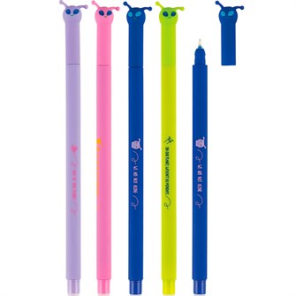 Ручка гелевая синяя со стираемыми чернилами We are not Alone 80426 898-457