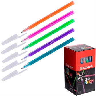 {{photo.Alt || photo.Description || 'Ручка шариковая Luxor "Stick Neon 1,0мм ассорти 1230/48BX 31500'}}