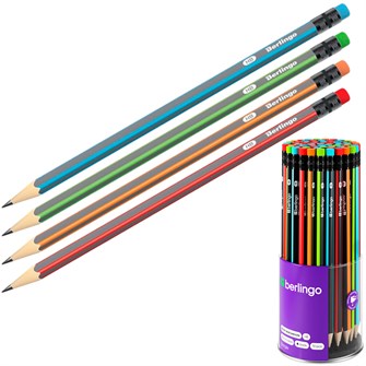 {{photo.Alt || photo.Description || 'Карандаш ч/г с ластиком HB Triangle трехгранный c ластиком 231972 Berlingo'}}