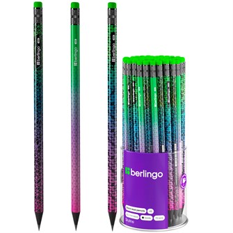 {{photo.Alt || photo.Description || 'Карандаш ч/г "Skyline" HB, черное дерево, круглый, заточен., с ластиком, ассорти 257273 Berlingo'}}