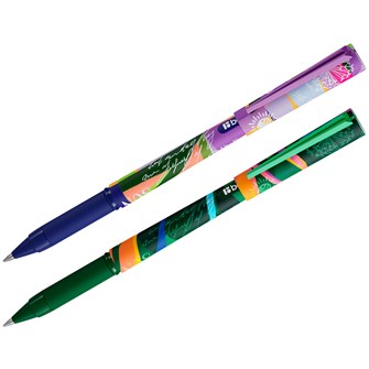 {{photo.Alt || photo.Description || 'Ручка шариковая синяя Berlingo Jumble 0,7 мм, грип, soft-touch рисунок на корпусе, ассорти Cbp_07S13 СТОК'}}