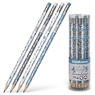 Карандаш ч/гр Frozen Beauty HB с ластиком 55263/Erich Krause/ 895-703