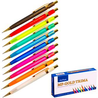 {{photo.Alt || photo.Description || 'Карандаш механический MunHwa "MP Gold Trima" 0,5мм, с ластиком 247109'}}