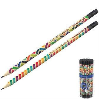 {{photo.Alt || photo.Description || 'Карандаш ч/гр. НВ круглый с ластиком ассорти BP00898 Berlingo Geometry'}}