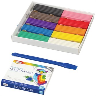 {{photo.Alt || photo.Description || 'Пластилин 10 цв. Классический со стеком 200 гр. 281032 /ГАММА/'}}