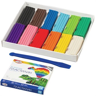 {{photo.Alt || photo.Description || 'Пластилин 12цв Классический со стеком 240 гр. 281033 /ГАММА/'}}