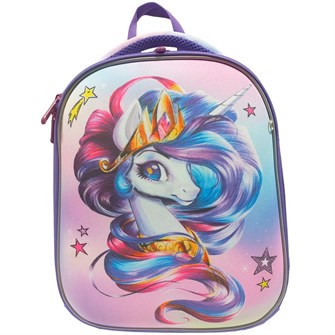 Рюкзак каркасный Единорог 2 отделения на молнии светоотражатели,жесткая эргономичная спинка 70749 888-045