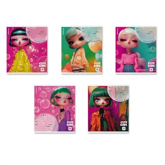 {{photo.Alt || photo.Description || 'Тетрадь 12 л. клетка Bubble Girl 64826 ErichKrause'}}