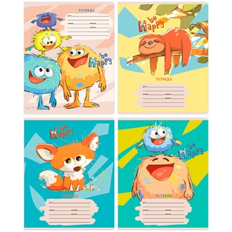 {{photo.Alt || photo.Description || 'Тетрадь 12 л. клетка BG Be Happy 350606'}}