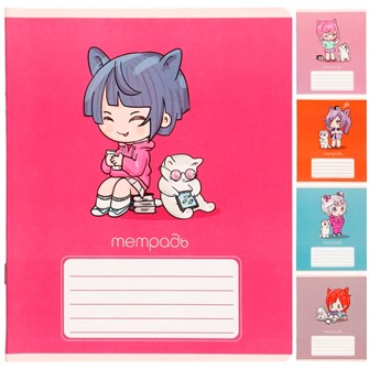 {{photo.Alt || photo.Description || 'Тетрадь 18 л. линия Аниме 017452'}}