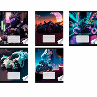 {{photo.Alt || photo.Description || 'Тетрадь 12 л. линия Киберфантазия 71871'}}