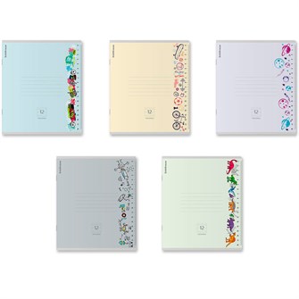 Тетрадь 12 л. линейка ErichKrause Ruler Hobby ассорти 60529 889-825