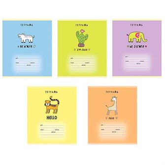 Тетрадь 12 л. линия Скрепка S Друзья 017315 887-215