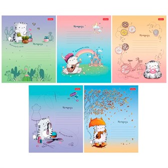 Тетрадь 12 л. линия Приключения кота Пирожка 12Т5В2 Hatber 887-089