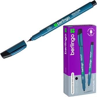 {{photo.Alt || photo.Description || 'Маркер черный перманентный для CD/DVD Berlingo "Multiline PE50" 0,5мм 117154 СТОК'}}