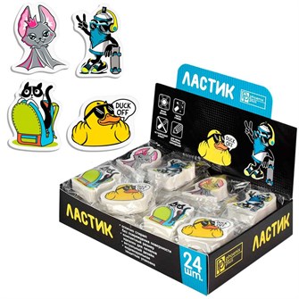 Ластик ЯРКИЕ ДИЗАЙНЫ 60515 897-186