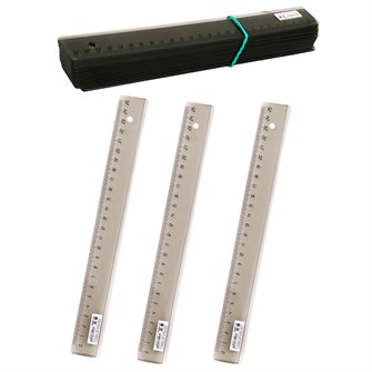 Линейка 25 см. прозрачная тонированная Л-9298 792-596