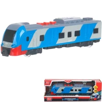 Модель ELTRAINLAST-20PL-BUGY Скоростной поезд 20 см,3 кноп, синий Технопарк  в кор. 439-648