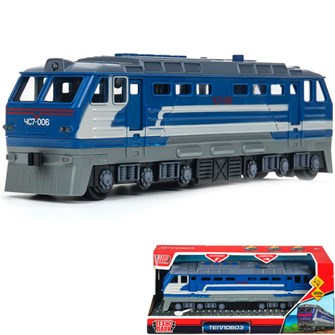 {{photo.Alt || photo.Description || 'Модель LOCO-30PL-BUGY-WOD Тепловоз 30 см, дв, 4 кноп, инерц,сине-серый Технопарк  в кор.'}}