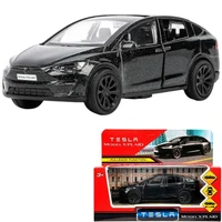 Модель MODELX-12-BK tesla model x plaid 12 см, двери, черн Технопарк в кор. 439-513