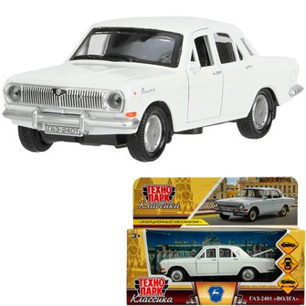 {{photo.Alt || photo.Description || 'Модель 2401-12-WH-WOD ГАЗ-2401 ВОЛГА длина 12 см, двери, багаж, инерц, белый Технопарк  в кор.'}}