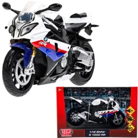 Модель 68001A BMW s1000rr МОТОЦИКЛ, 17 см, вращающийся руль, подвеска Технопарк 439-168