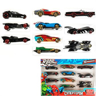 {{photo.Alt || photo.Description || 'Модель RR-SET-121-R ROAD RACING набор супергерои 7,5 см Технопарк  в коробке'}}