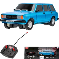 Машина на радиоуправлении 2104-18L-BU LADA ваз-2104 свет, 18 см, синий Технопарк 439-109