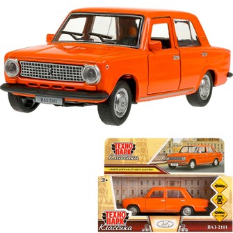 {{photo.Alt || photo.Description || 'Модель 2101-12-OG ВАЗ-2101  длина 12 см, двери, багаж, инерц, оранжевый Технопарк  в кор'}}