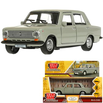 {{photo.Alt || photo.Description || 'Модель 2101-12-GY ВАЗ-2101  длина 12 см, двери, багаж, инерц, серый Технопарк  в кор'}}