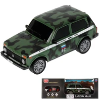 Машина на радиоуправлении LADA4X4-18L-MIL LADA 4x4 18 см Технопарк в кор /24/ 438-516