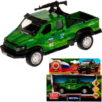 {{photo.Alt || photo.Description || 'Модель VEPRNEXT-12GUN-MILGN ГАЗ ВЕПРЬ 12,5 см, двери, пулем, инерц, камуф Технопарк в коробке /120/'}}