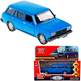 {{photo.Alt || photo.Description || 'Модель 2104-12-BU ВАЗ-2104 Жигули синий Технопарк в коробке'}}