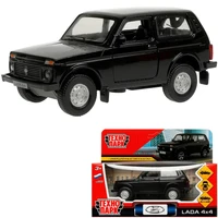 Модель LADA4X4-BK LADA 4х4 черный Технопарк  в коробке 339-422