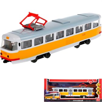 {{photo.Alt || photo.Description || 'Модель 600-36002XHR Трамвай Технопарк  в коробке'}}